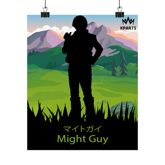 Might Guy Minimalist Poster #3