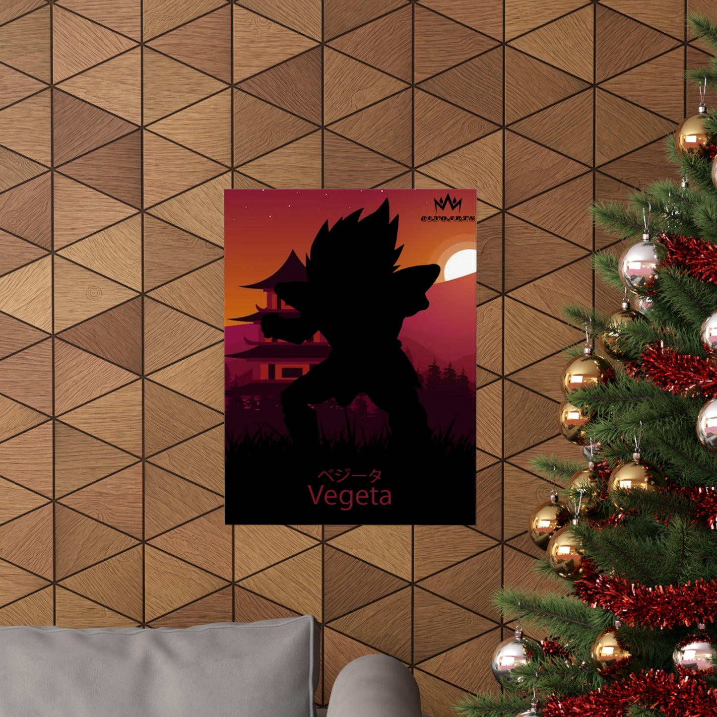 Vegeta Minimalist Poster #6 - Collective Prints