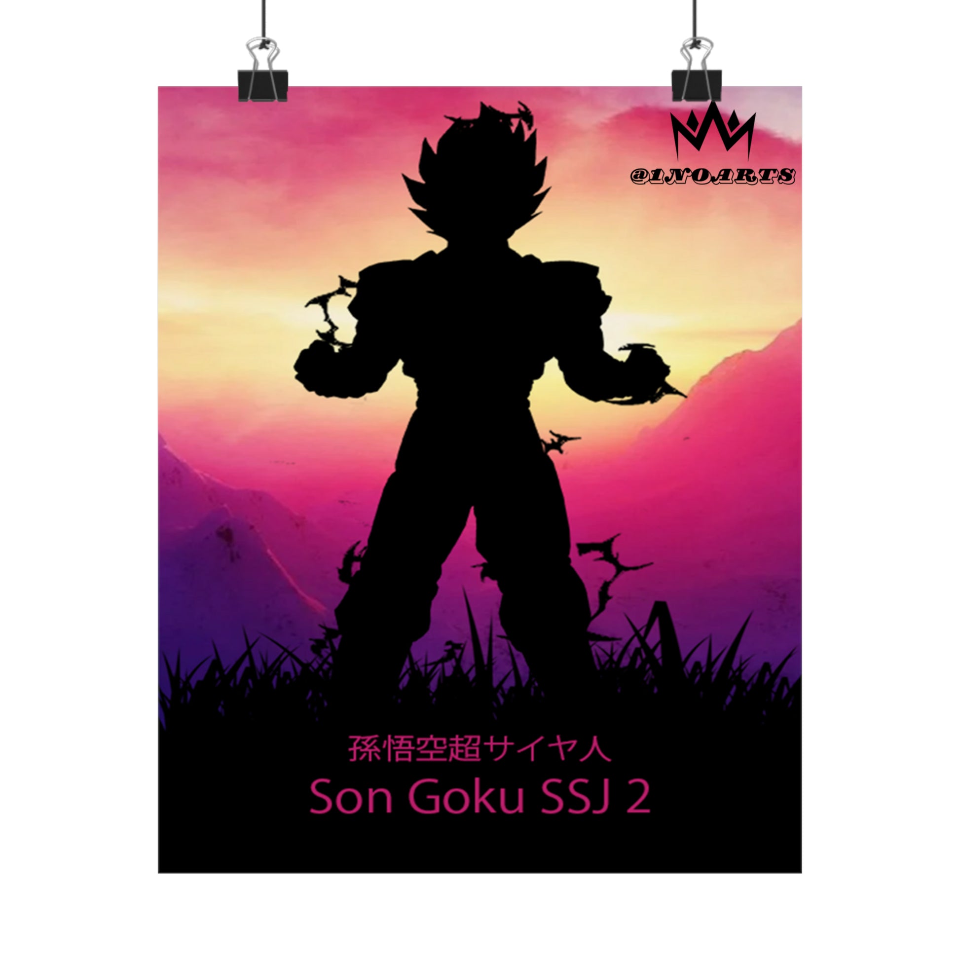 Son Goku Super Saiyan 2 Minimalist Poster #2 - Collective Prints