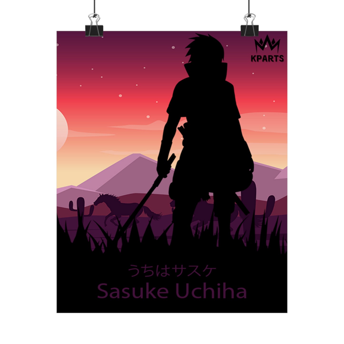 Sasuke Uchiha Minimalist Poster #6 - Collective Prints