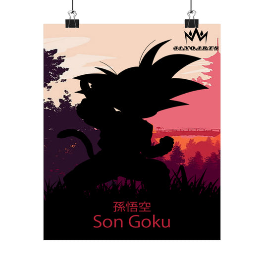 Son Goku (Kid) Minimalist Poster #3 - Collective Prints