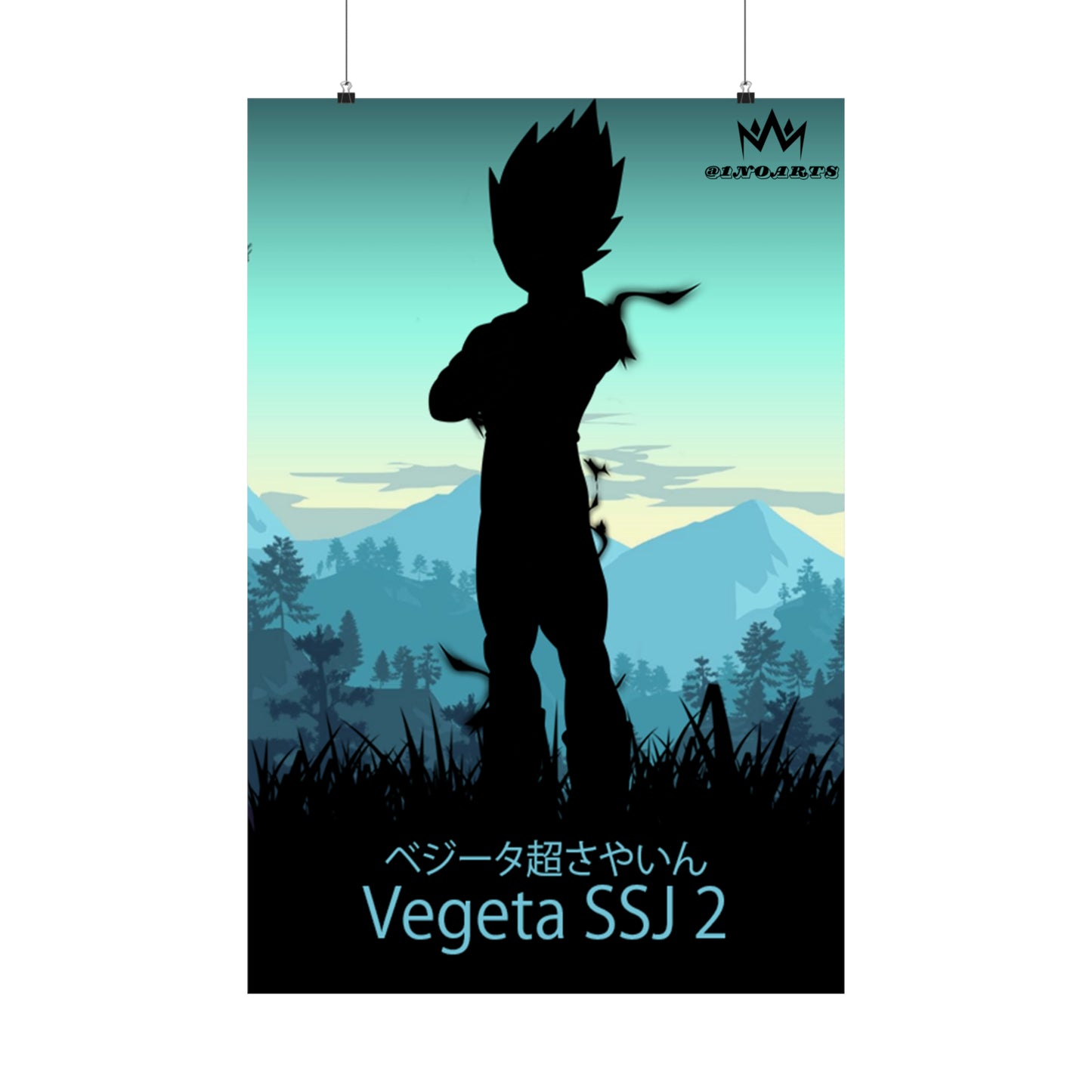 Vegeta Super Saiyan 2 Minimalist Poster #2 - Collective Prints