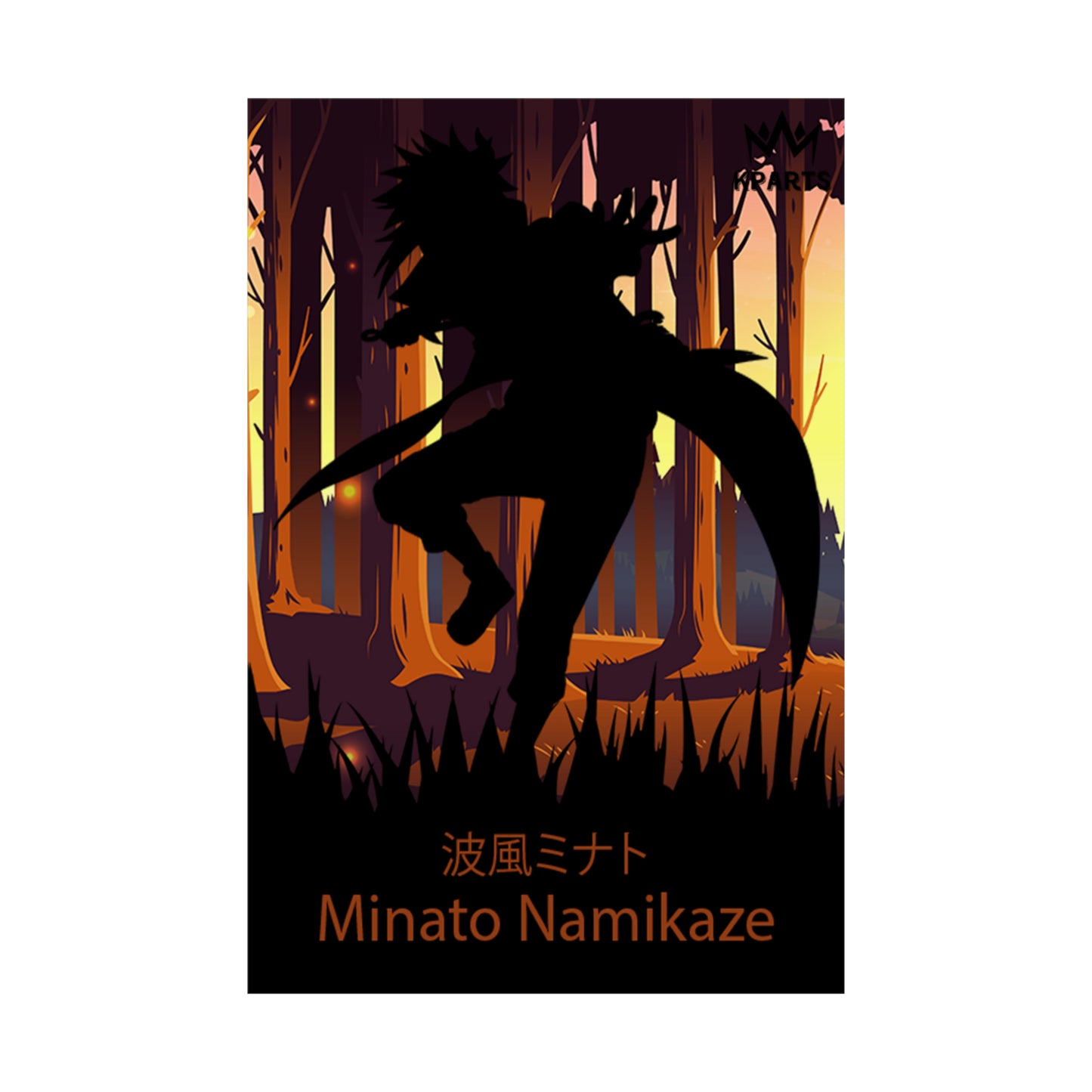 Minato Namikaze Minimalist Poster #7