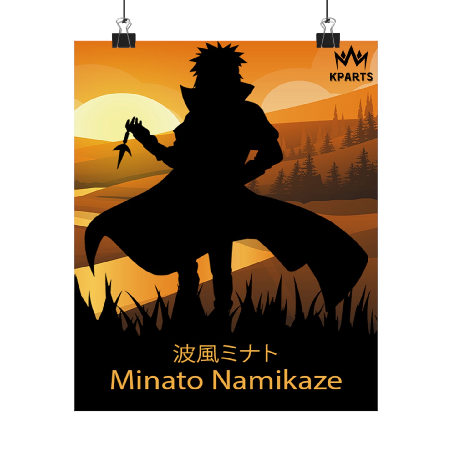 Minato Namikaze Minimalist Poster #4