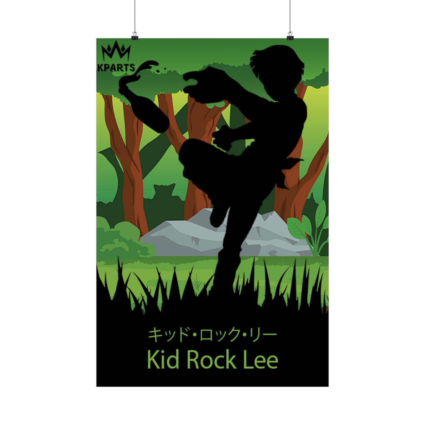 Rock Lee (Kid) Minimalist Poster #12