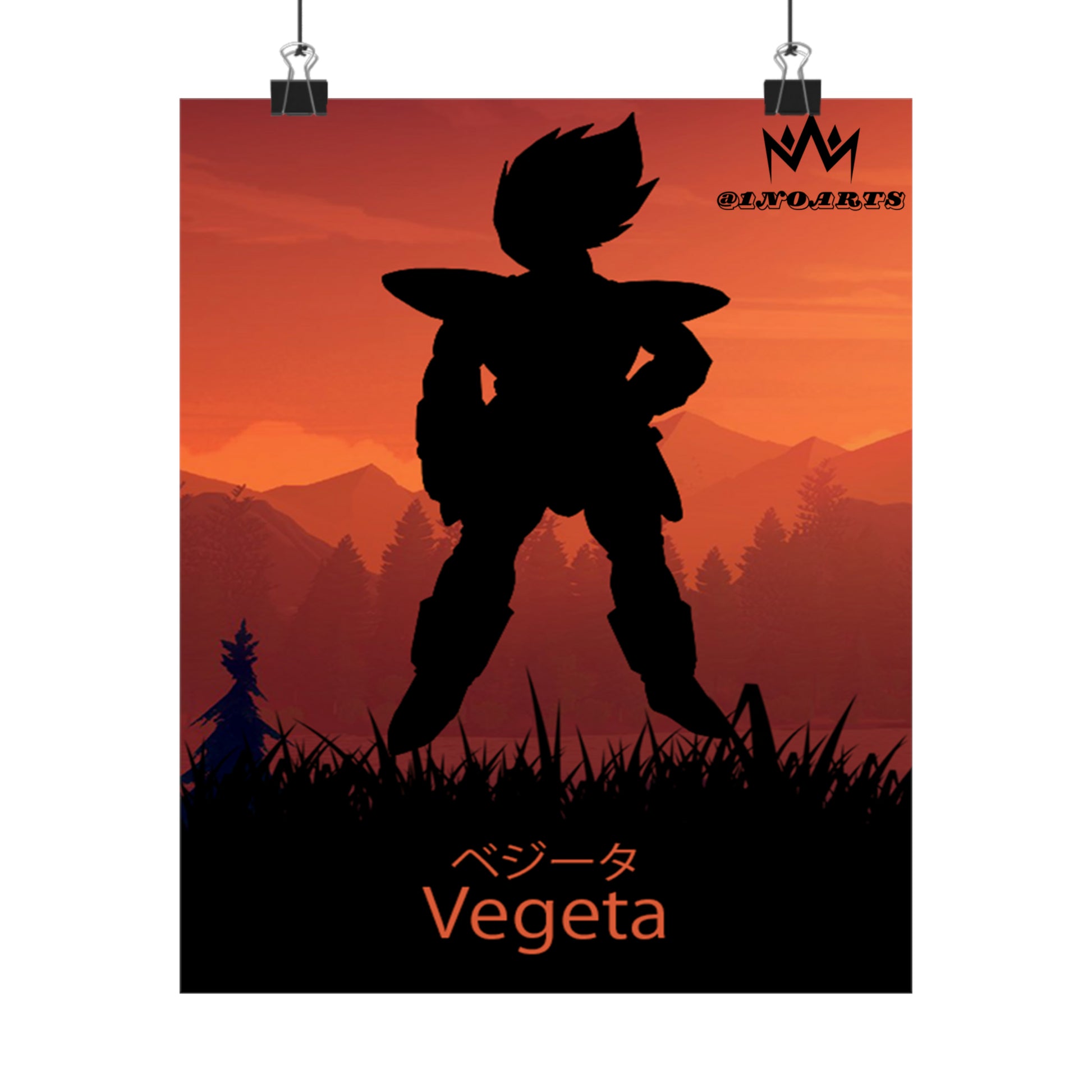 Vegeta Minimalist Poster #7 - Collective Prints