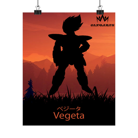 Vegeta Minimalist Poster #7 - Collective Prints