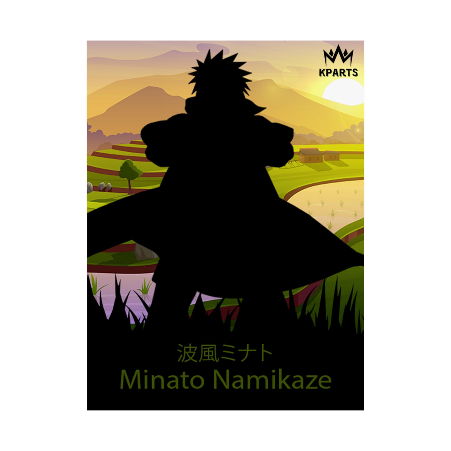 Minato Namikaze Minimalist Poster #10