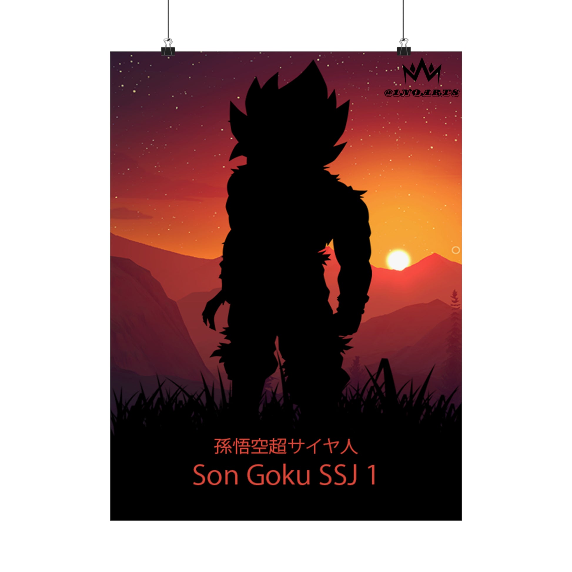 Son Goku Super Saiyan 1 Minimalist Poster #5 - Collective Prints