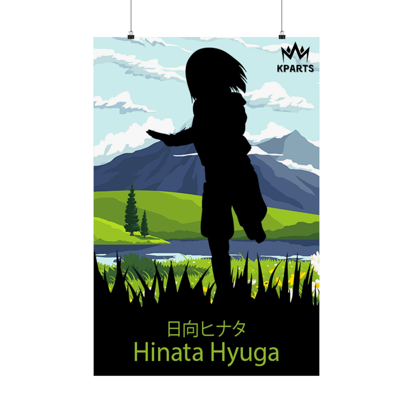 Hinata Hyuga Minimalist Poster #3